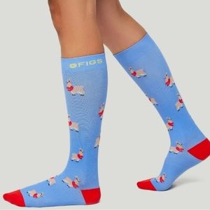 FIGS Limited Edition “Party Animals” Large Compression Socks NWT